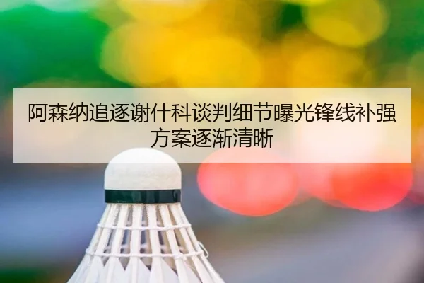 阿森纳追逐谢什科谈判细节曝光锋线补强方案逐渐清晰